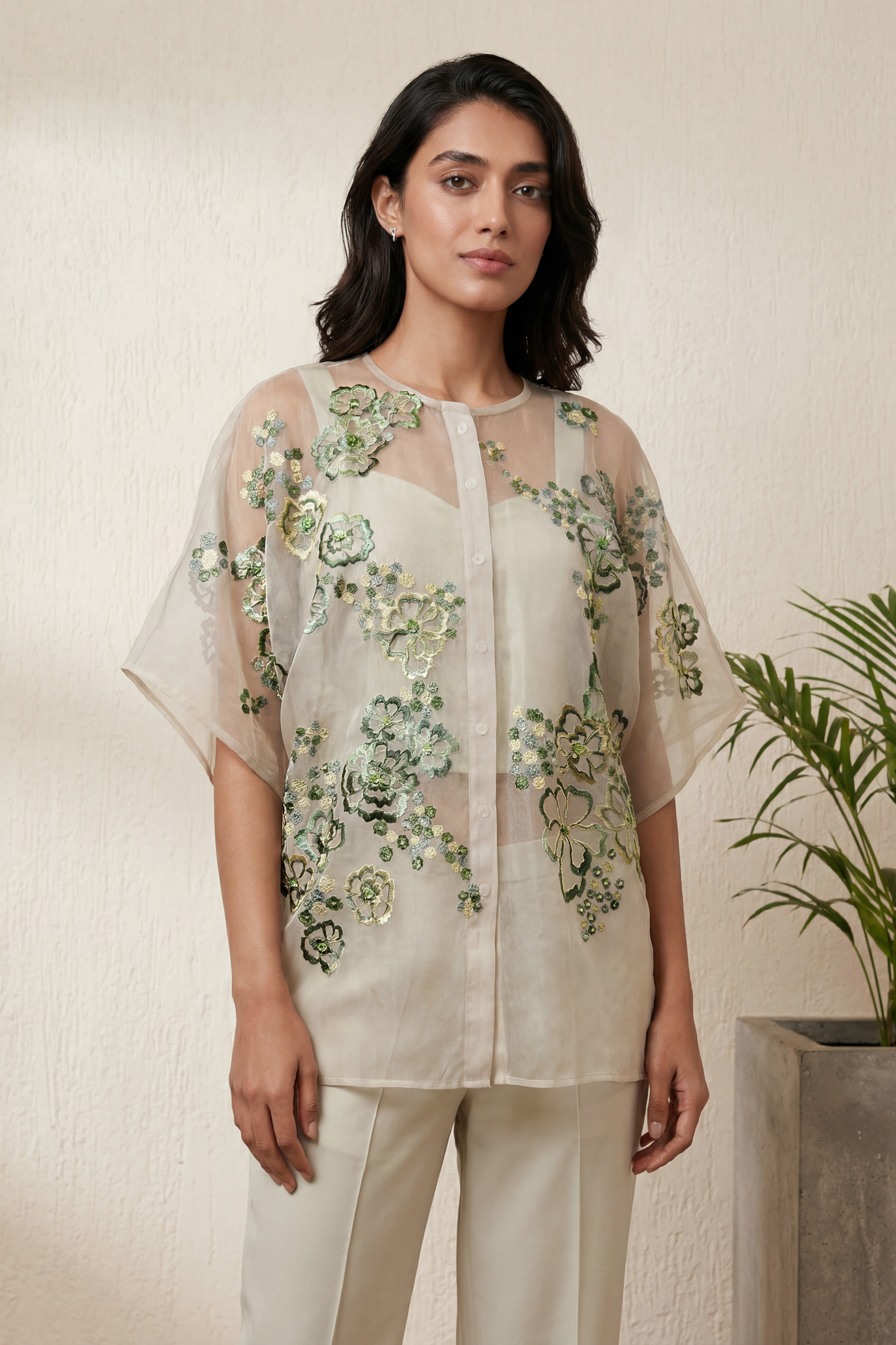 HAMAIRA - DUSTY SAGE GREEN